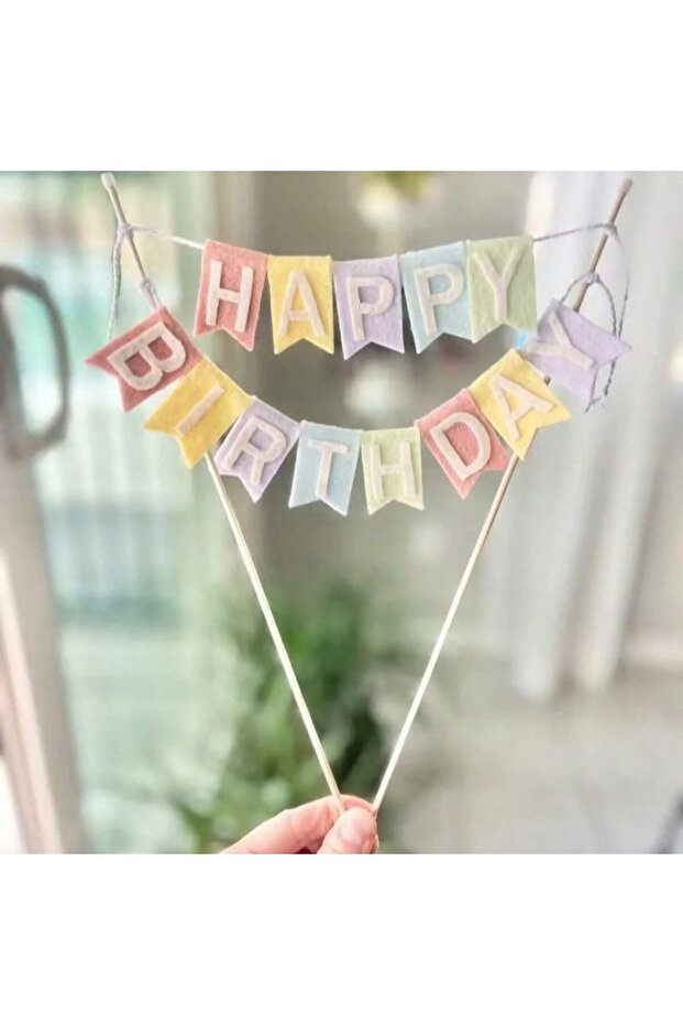 A Party Decoration Happy Birthday Cake Plug Set, Suitable for Decorating Birthday Events