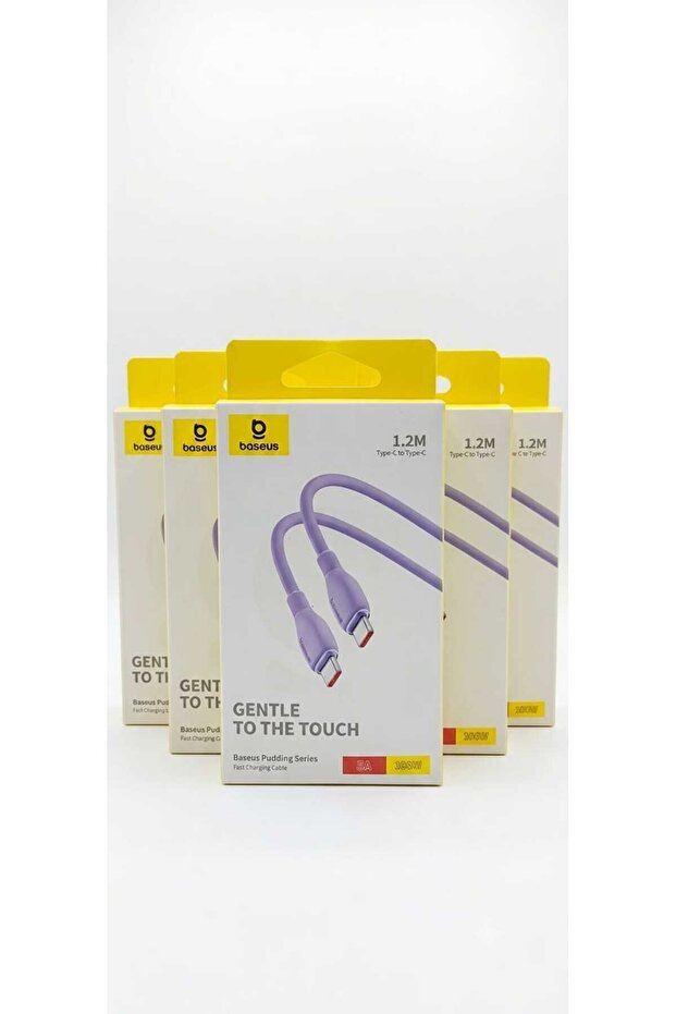 عرض: 5 كابلات بقوة 100 واط (بطول 1.2 متر) شحن فائق السرعة وآمن 100W Type-C Cable 1.2m