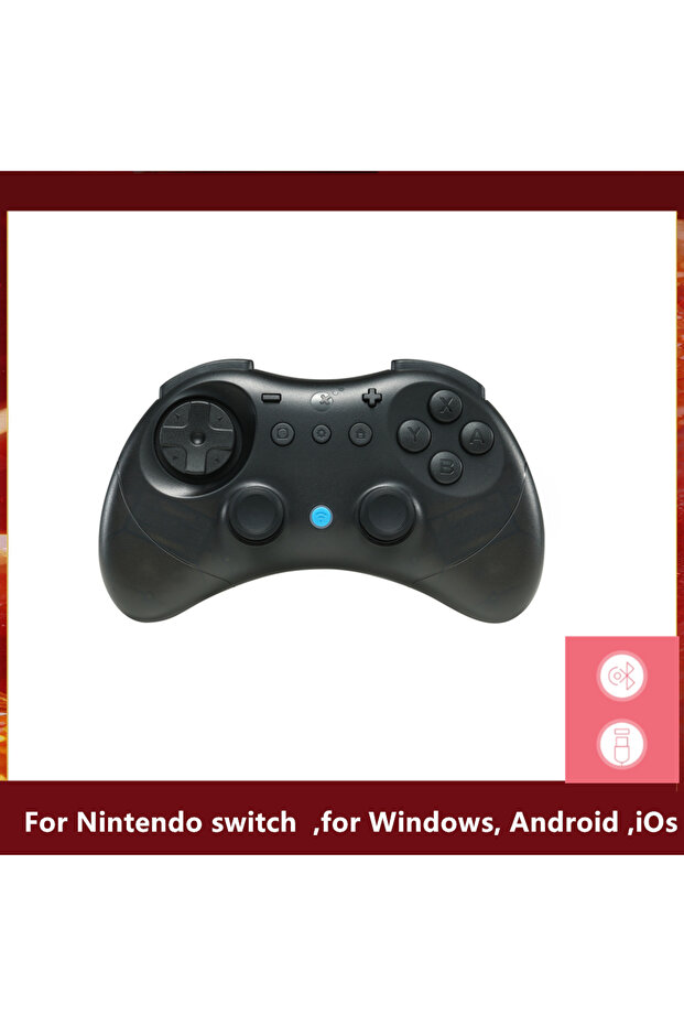 وحدة تحكم ألعاب GuliKit Elves 2 باللون الأسود لجهاز Switch وWindows وiOS وAndroid باللون الأحمر/الأسود