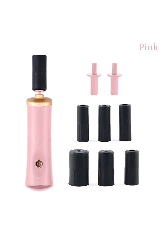Pink Eyelash Glue Shaker Electric Wakeup Device Nail Polish Tattoo Ink Pigment Liquid Shaking Machin