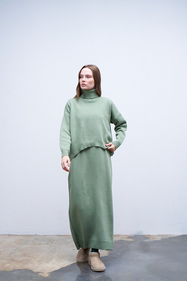 Ayben Knitwear Dress Green