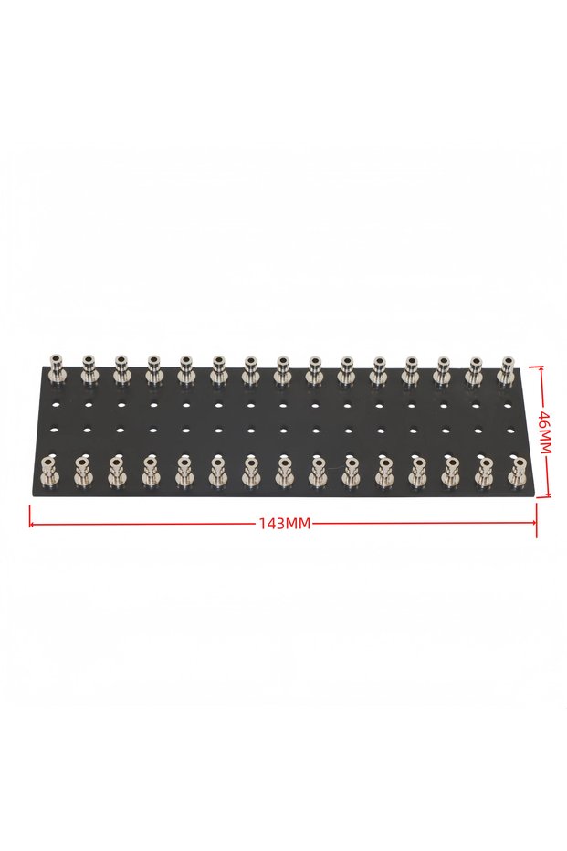 5Rows 30 Pin Black Multiple Size Guitar Amp Turret Board, DIY Terminal Tag Board for Vintage Tube Am