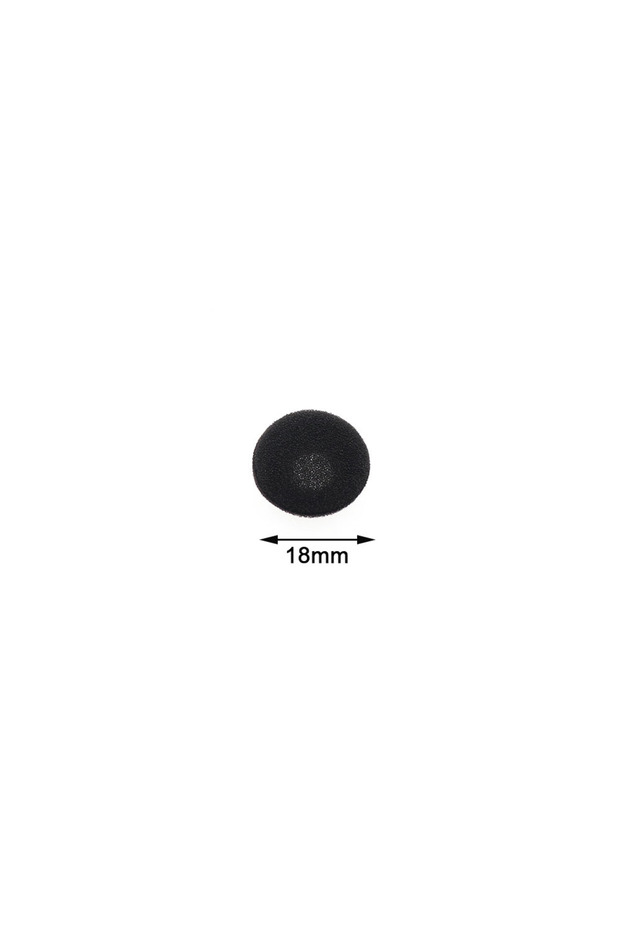 18mm 10pc Thickened Foam Ear Pads For Headphones Sponge Replacement Cushions Covers Earphones Case 3