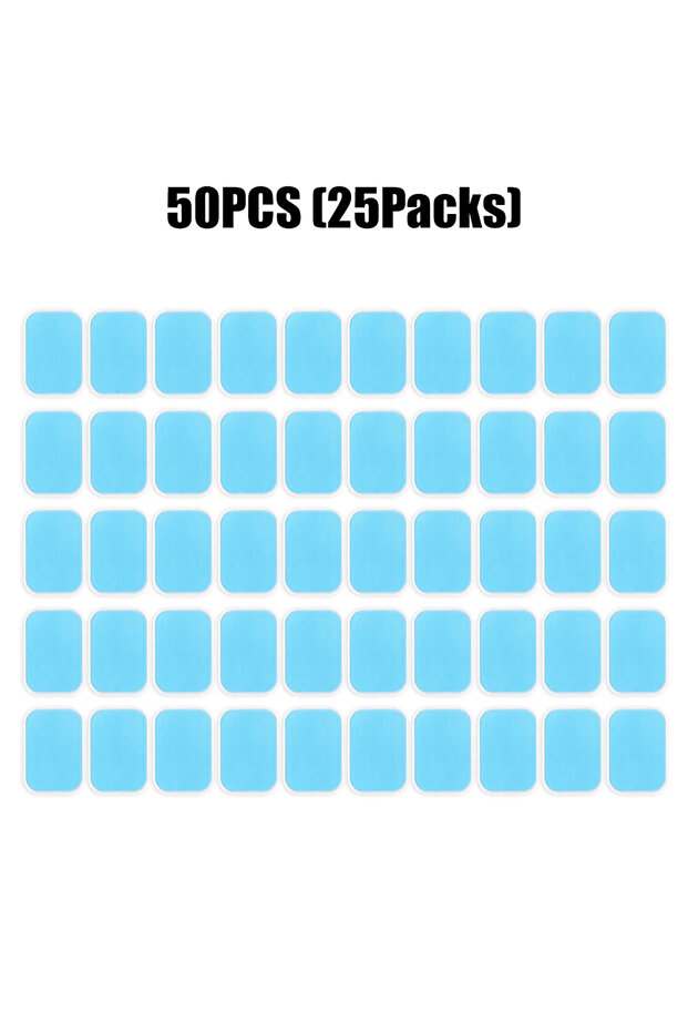 50PCS Gel Pads for EMS Neck Massager Replaceable Muscle Massager Sticker Gels Muscle Stimulator Stic
