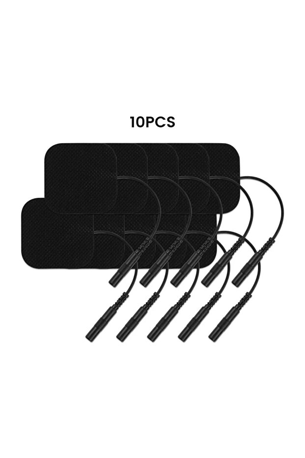 10pcs(5 pack)4x4cm 4x4 /5x5cm Muscle Stimulator Electrode Pads Gel Non-woven Fabric Self Adhesive Re