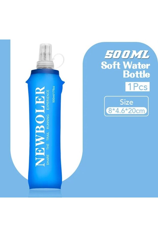 500ml NEWBOLER 250ml 500ml Water Bottle TPU Folding Soft Flask Sport Water Bottle Water Bag Collapsi