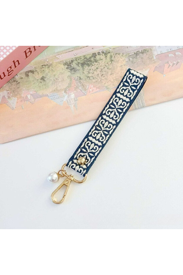 N90204 Mobile Phone Lanyard Oblique Span Can Carry Ethnic Style Embroidery Adjustable Soft Does Not