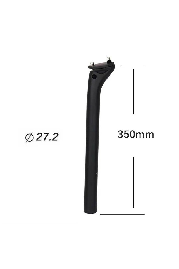 27.2x350mm Elitaone Bicycle Carbon Seat Post Offset 20mm 25.4 27.2 30.9 31.6mm MTB/Road Bike Seatpos