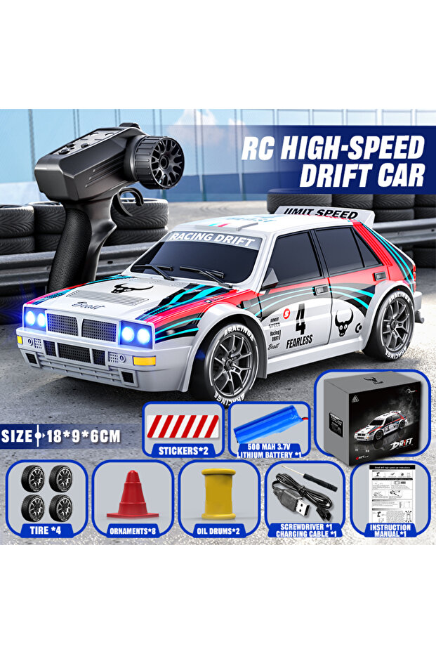RL-S630-500 2025 New 4WD RC Car 1:24 Scale Four-wheel Drive Drift With Two Speed Settings 20 Km/h LE