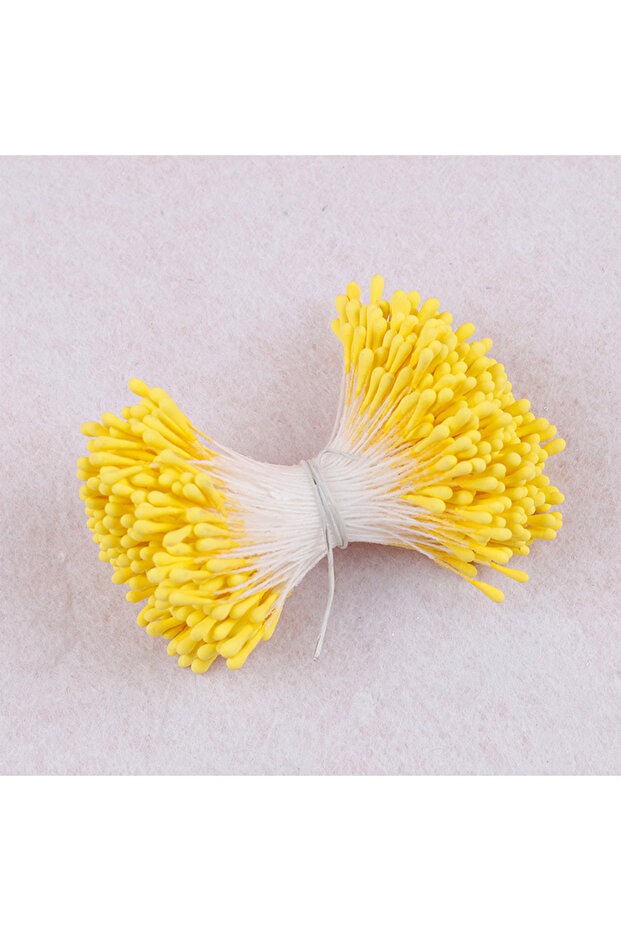 400Pcs Yellow 400Pcs 2mm Moulti Options Artificial Flower Stamen Mini Pearl Floral Pistil For Weddin