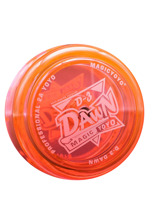 Orange Magic Yoyo Crystal Yoyo for Kids Unresponsive Yoyo for Adults Toys 8-Ball KK Bearing for Chil