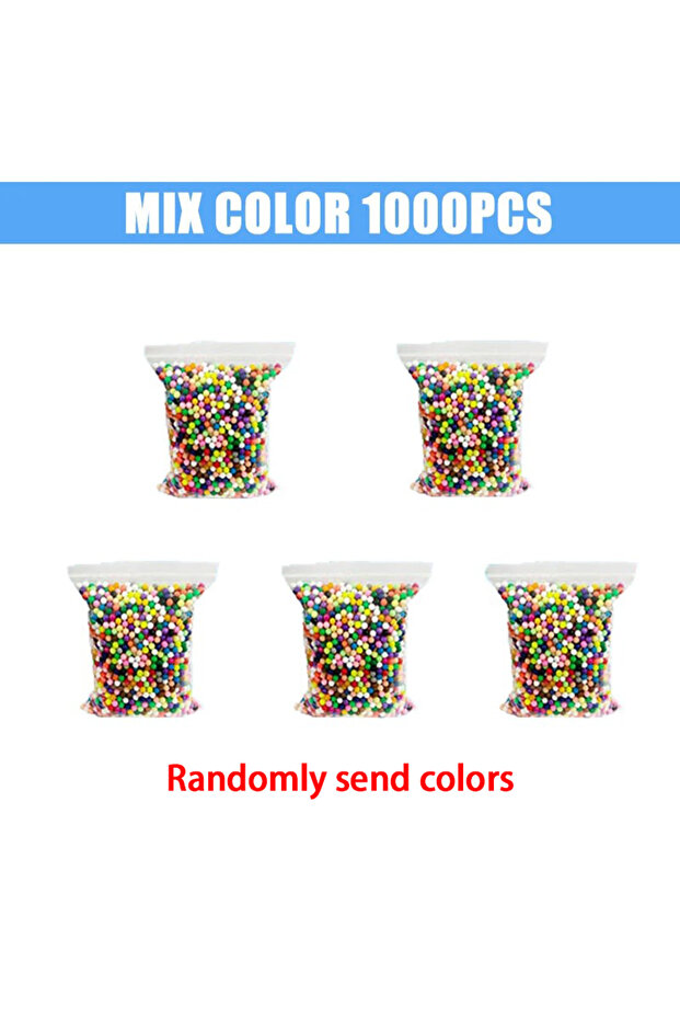 Color mix 1000 pcs Magical Water Sticky Beads Toy Set DIY Handmade Children Water Spray Magic Crysta