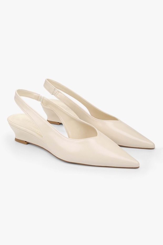 Women's Etra Ecru Skin Filled Heeled Stiletto