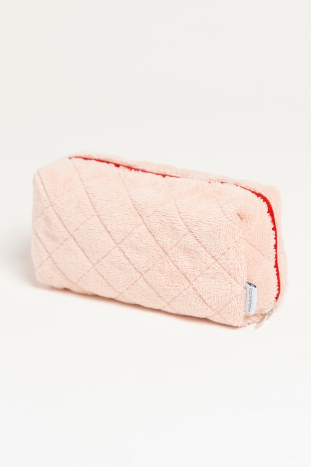 Soft Fabric Cotton Zippered Travel and Makeup Bag Set