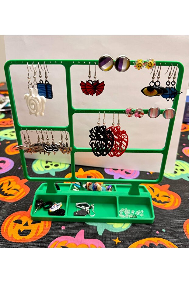 💍 Earring Organizer Stand – Multi-Tier Earring Hanger and Jewelry Organizer Decorative Stand
