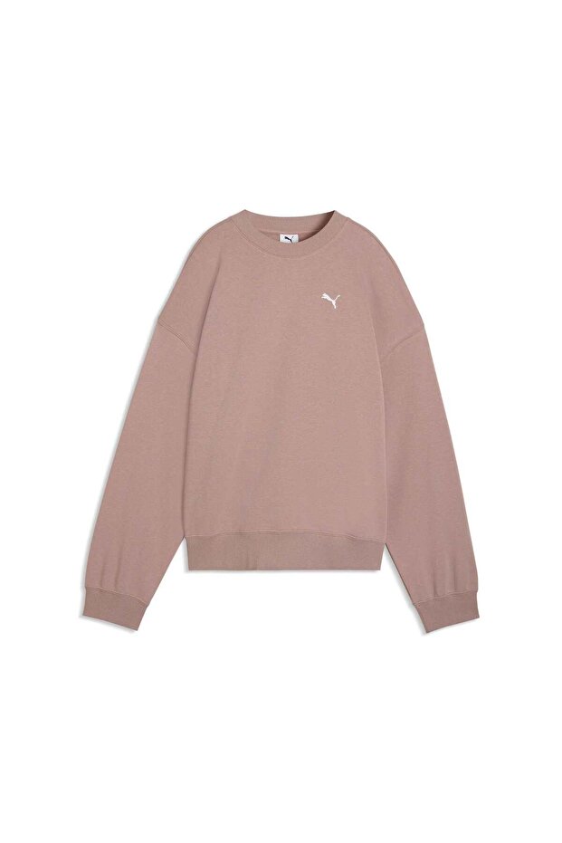 سويت شيرت نسائي واسع القطع من Wardrobe ESSENTIALS