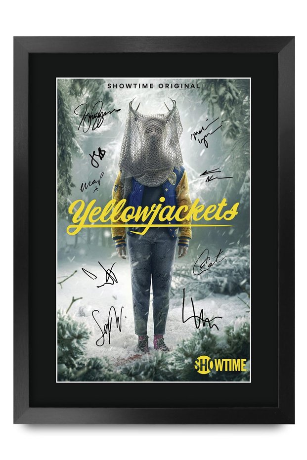 Alayra Framed FR A3 Yellowjackets Gifts Printed Signed Autograph Poster for TV Memorabilia Fans - A3 Framed