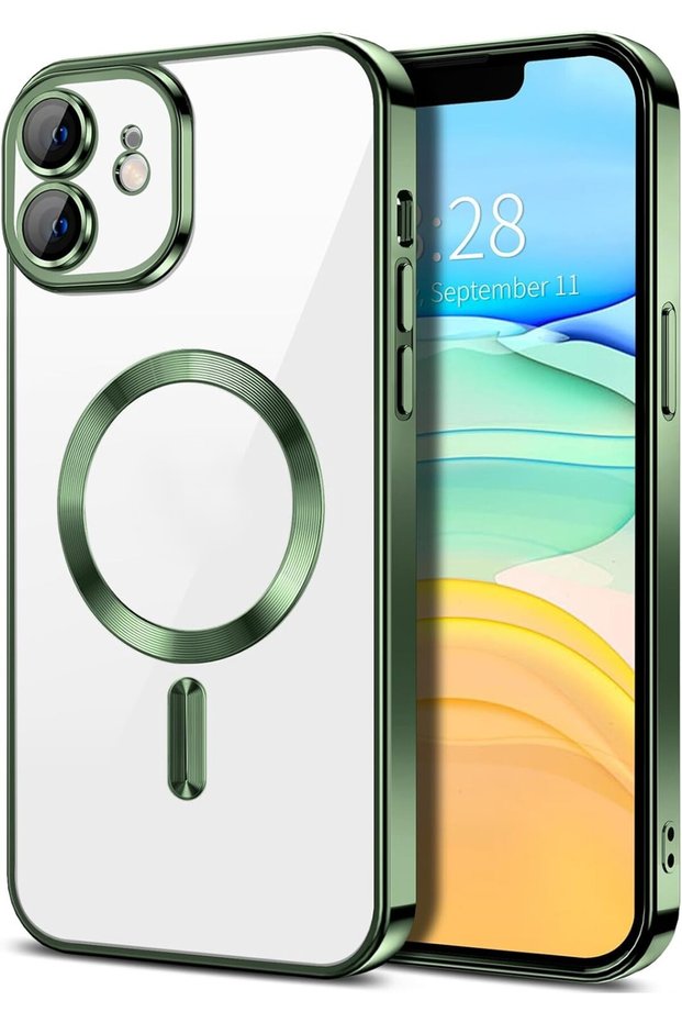 Case for iPhone 11 with Camera Lens Protection M-Safe Supporting Transparent Silicone Kross Cover