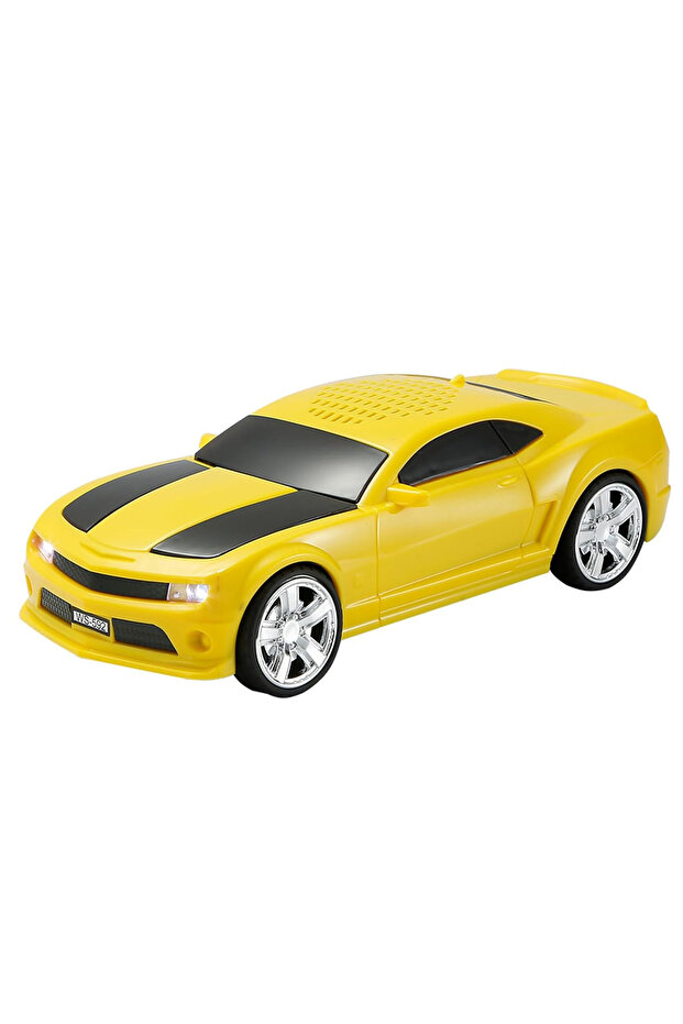 WS-592 Wireless Car Shape Bluetooth Speaker with FM Radio, TF Card, USB Support – 5W Portable Rechargeable Music Speaker