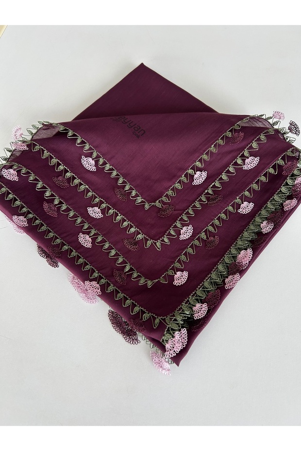 Handcrafted Needle Embroidered Writing/Needle Embroidery/Needle Work Yemeni/Handcrafted Cheesecloth/Head Cover