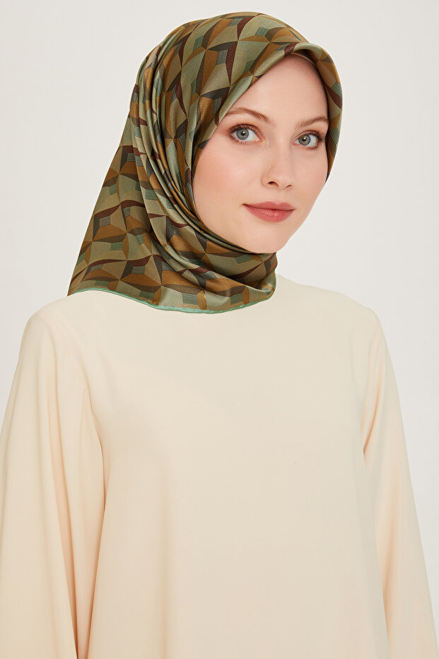 100% Sura Silk Scarf 9204D (S) (Nostalgia)-04