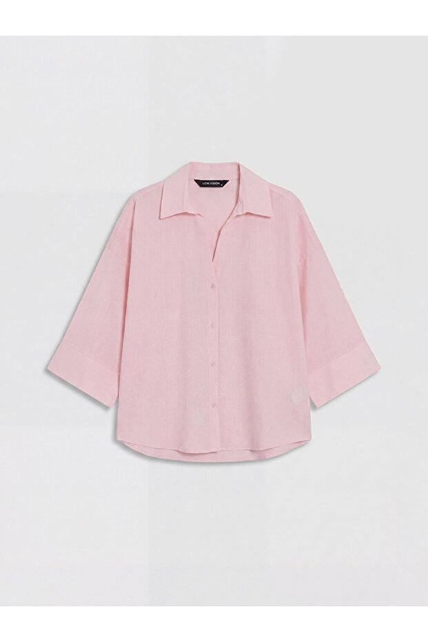 Lcw Visionpink Three Quarter Sleeve Women's Shirt