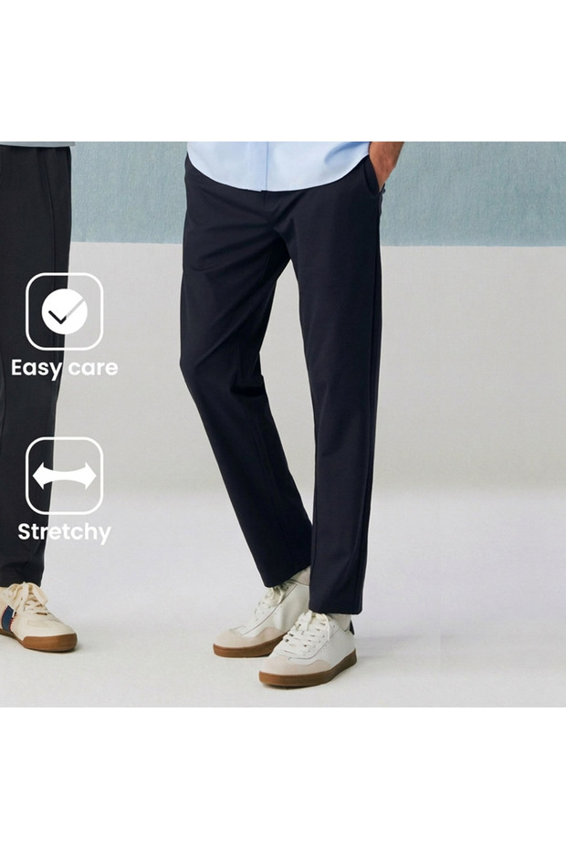 Men’s Slim Tapered Interlock Jogger with Elastic Waist