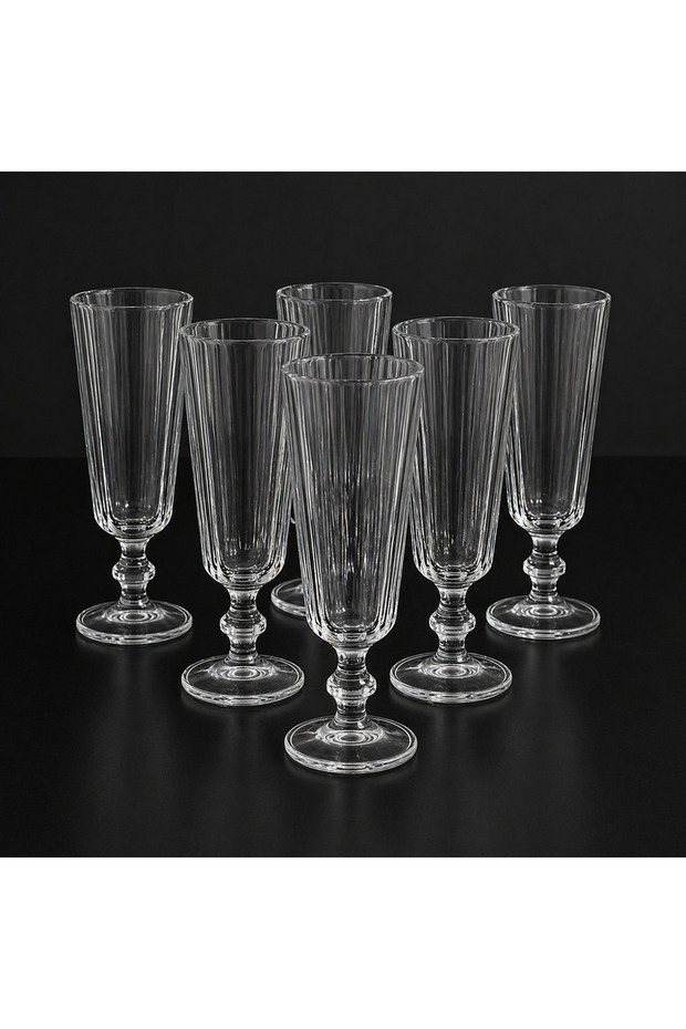 Coffee Side Presentation Cups Set of 6 | 60 ml Stylish Espresso & Water Glass