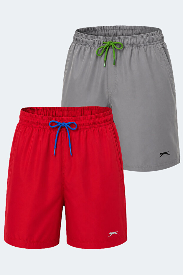 Reno Set of 2 Men's Pocketed Swim Shorts