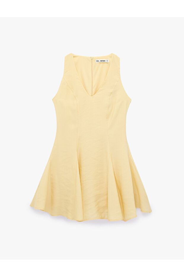 Women's Dress 6Sal80147Iw Yellow
