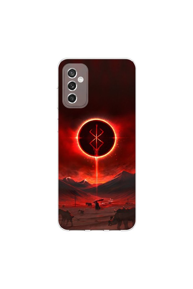 Samsung Galaxy M52 Compatible Anime 2/1 Design Transparent Case