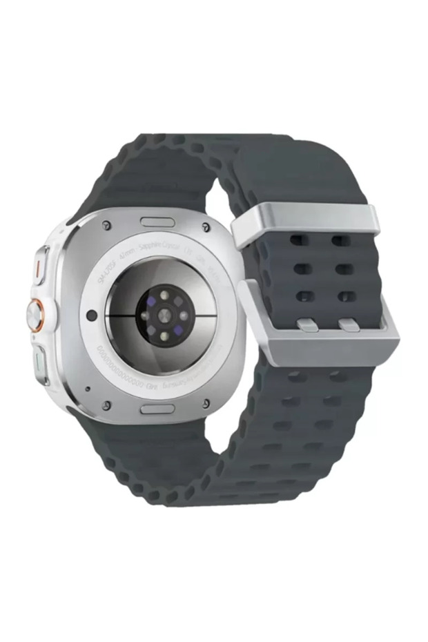 Watch 7 Ultra Kr417 Rug Silikon Kordon Koyu Gri