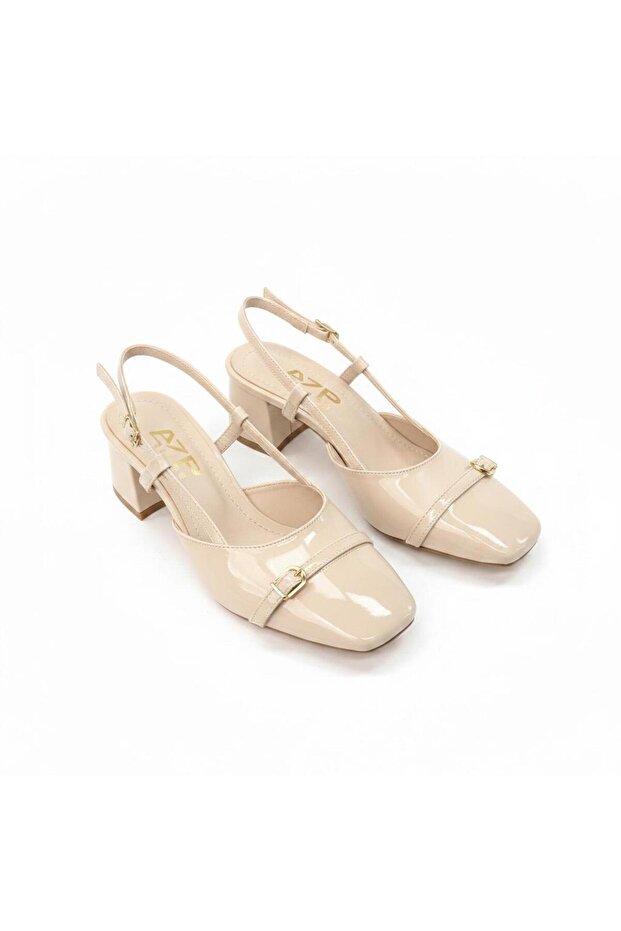 Kalini High-Heeled Buckle Detailed Shoes
