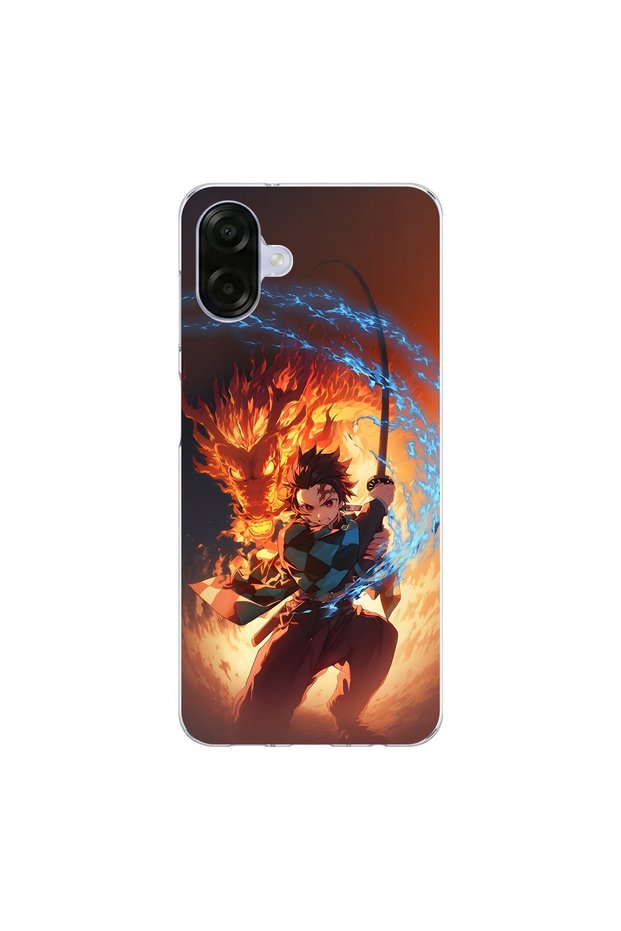 Samsung Galaxy A07 Compatible Anime 4/1 Design Transparent Case