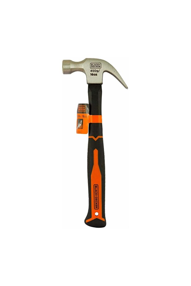 Black+Decker Fiber Glass Handle Claw Hammer