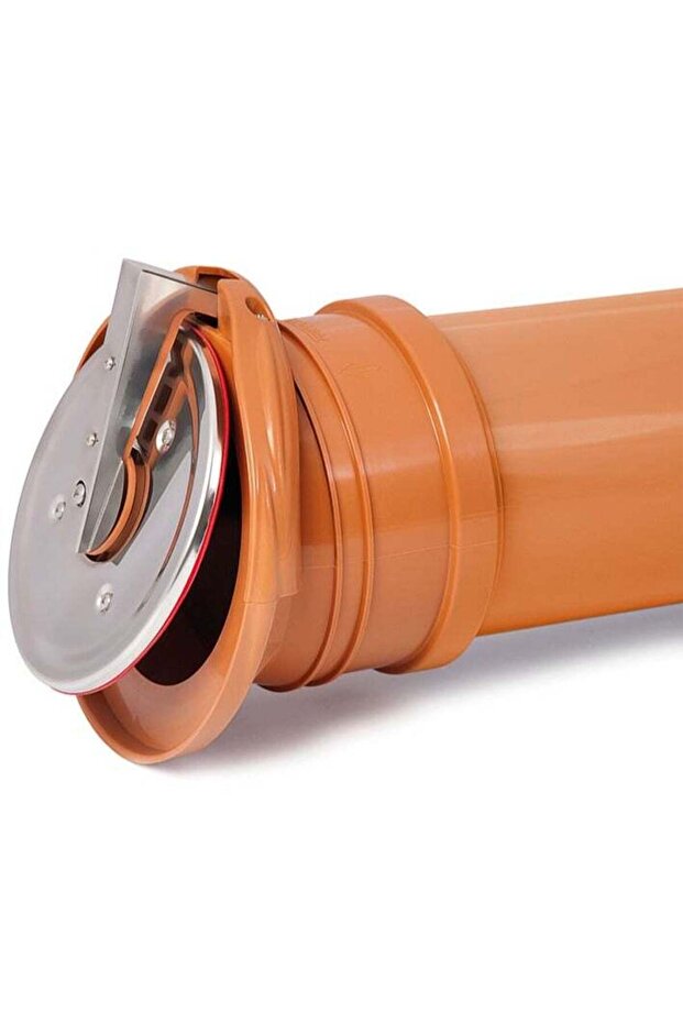 160mm PP Flap Non return Check Valve - Anti Flood - Anti Rats - Stainless Steel Flap