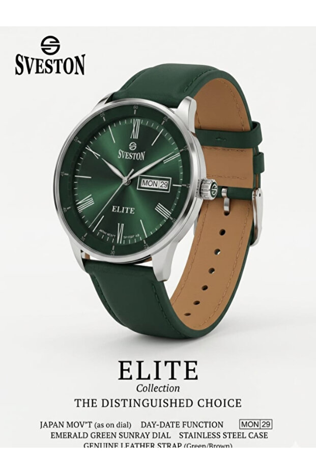 ELITE 4.0 SV-11297G Men’s Watch – Analog Design, Japanese Movement