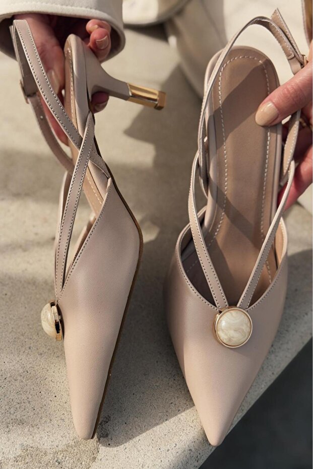 Lorisse Nude Matte Leather Women's Stiletto