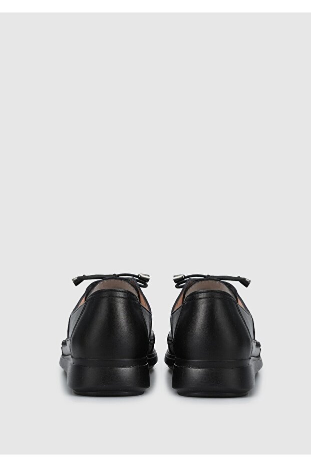 Pantofi de dama din piele neagra - 4