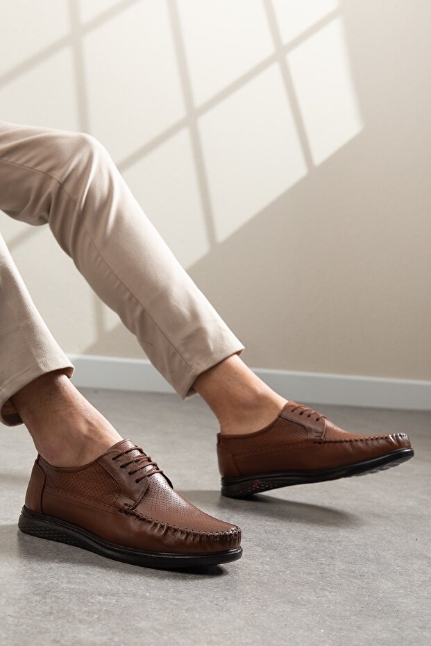 100% Genuine Leather, Full Orthopedic, Inner and Outer Leather Men's Shoes