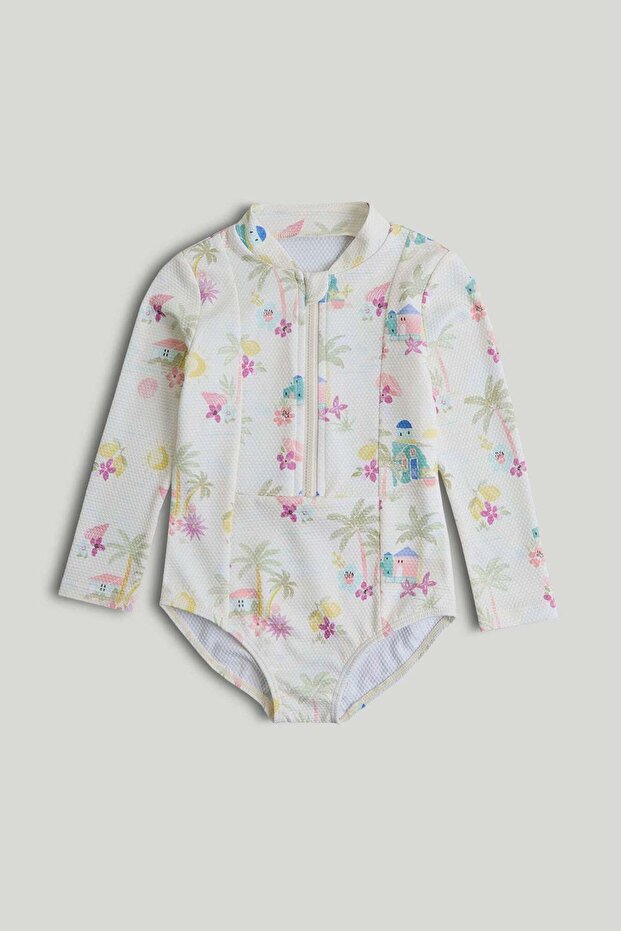 Tropical Sunsafe UPF50+ Swimsuit