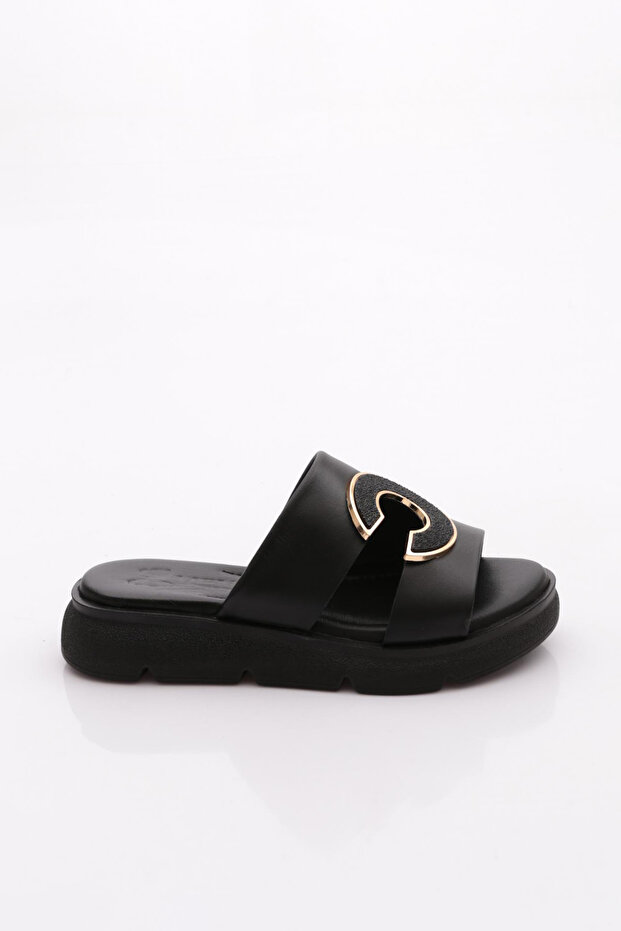 26025608Y Women's Leather Slippers