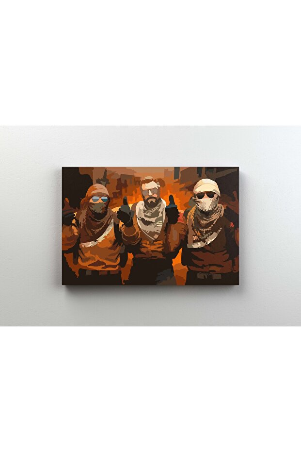 Tablou Canvas - Happy Terrorists - 1