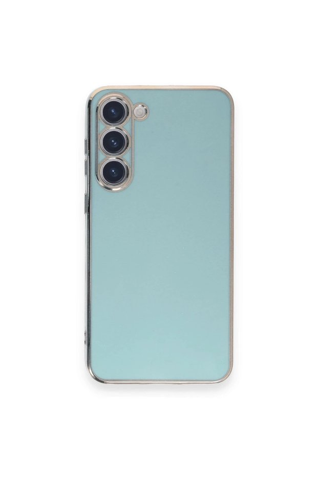 Shopilke Galaxy S23 Plus Case Volet Silicone - (03242) Green