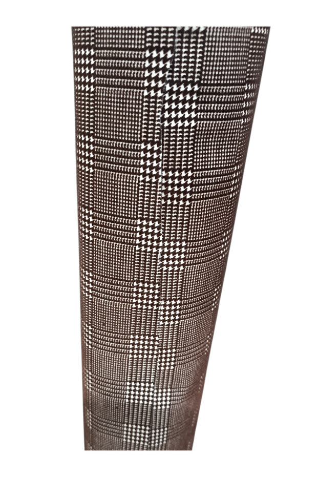 Patterned Flock Print Fabric - 4