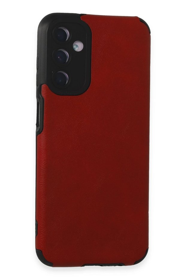 Ilkeshop New Galaxy M14 5g Case Loop Leather Silicone (100248) - Red