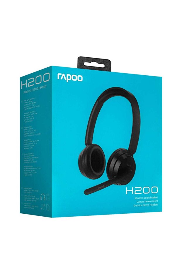 H200 Wireless Stereo Headset Black -13047
