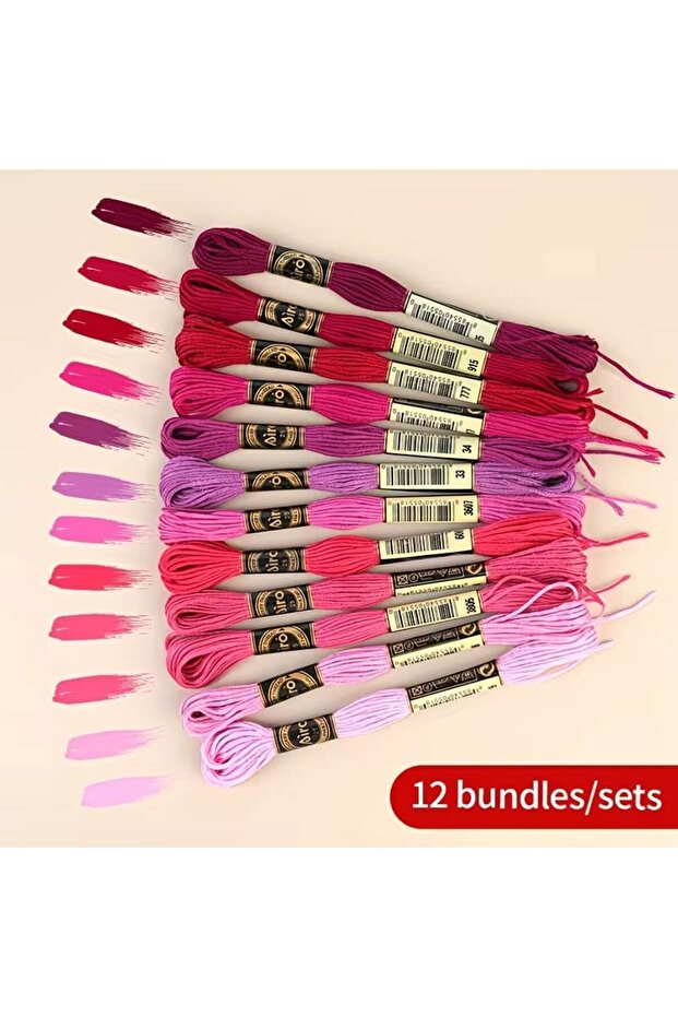 Ata de brodat, Fuchsia Gradient - 1