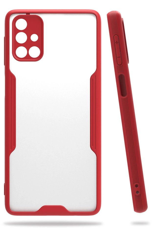 Ilkeshop New Galaxy M31S Case Platinum Silicone (195842) - Red