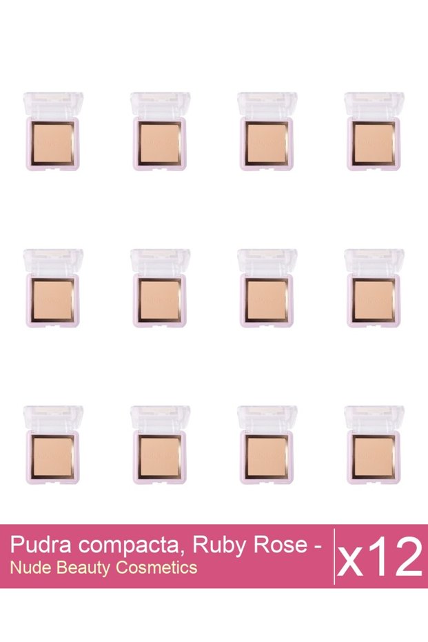 Set 12x Pudra compacta, Ruby Rose - PC20
